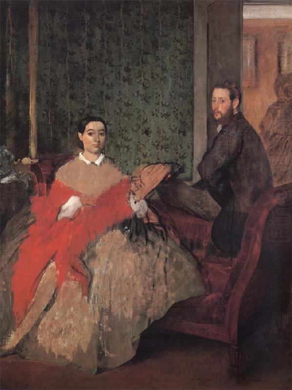 Edgar Degas M.et M Edmond Morbilli china oil painting image